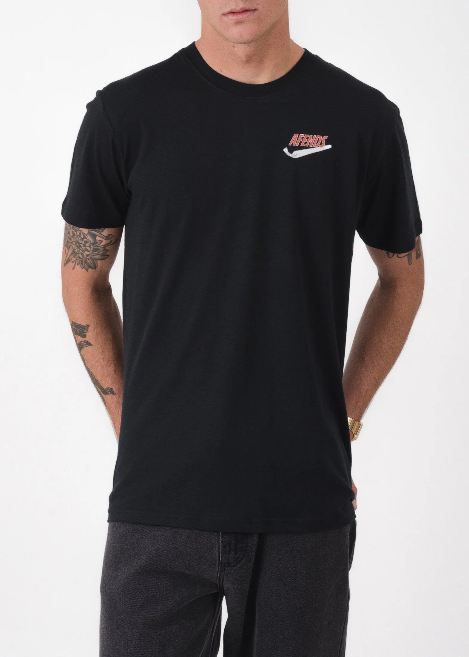 Afends Mens Just Did It - Standard Fit Tee