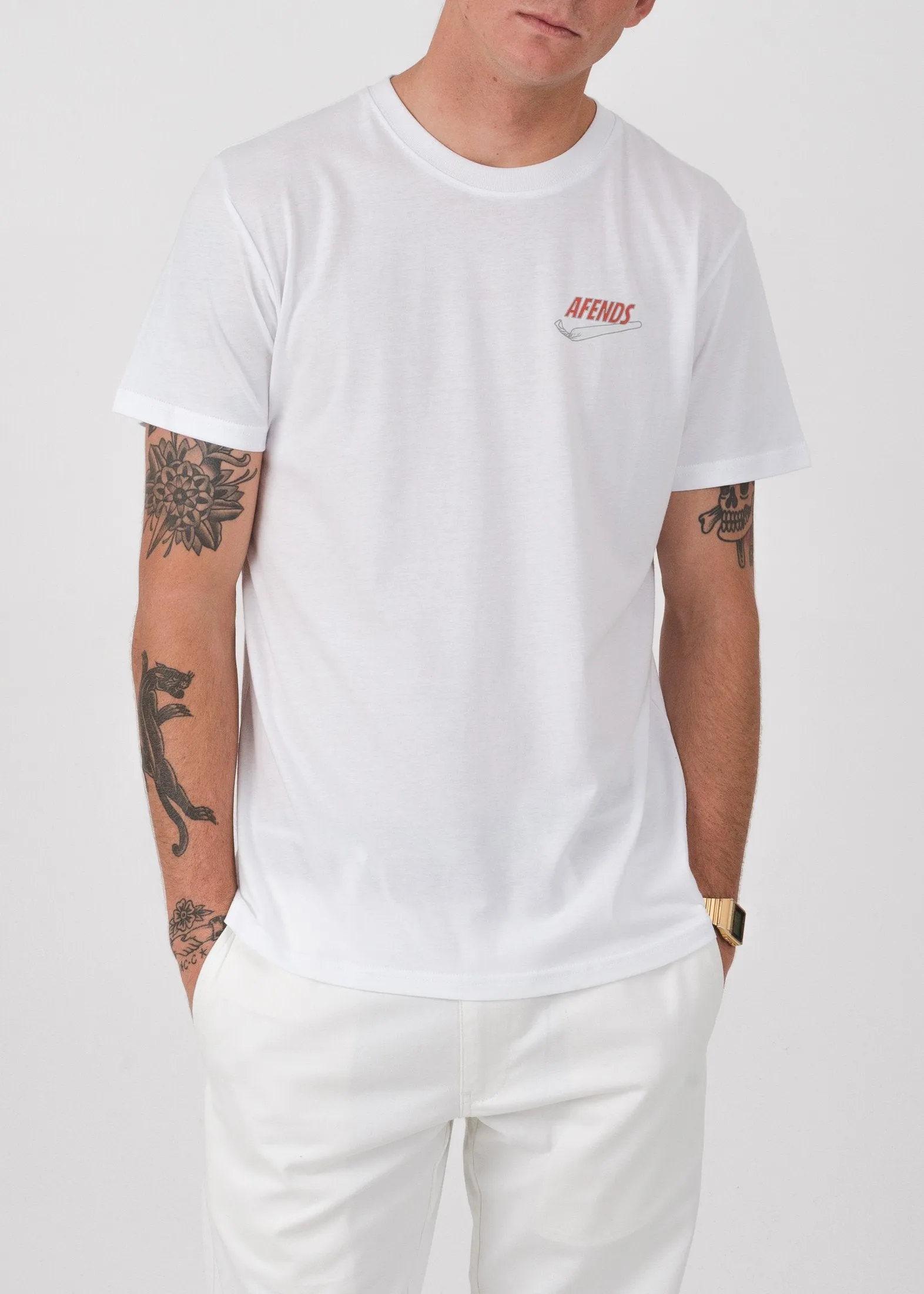 Afends Mens Just Did It - Standard Fit Tee