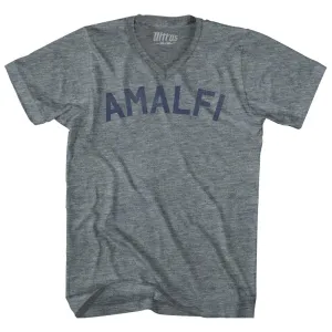 Amalfi Tri-Blend V-neck Womens Junior Cut T-shirt