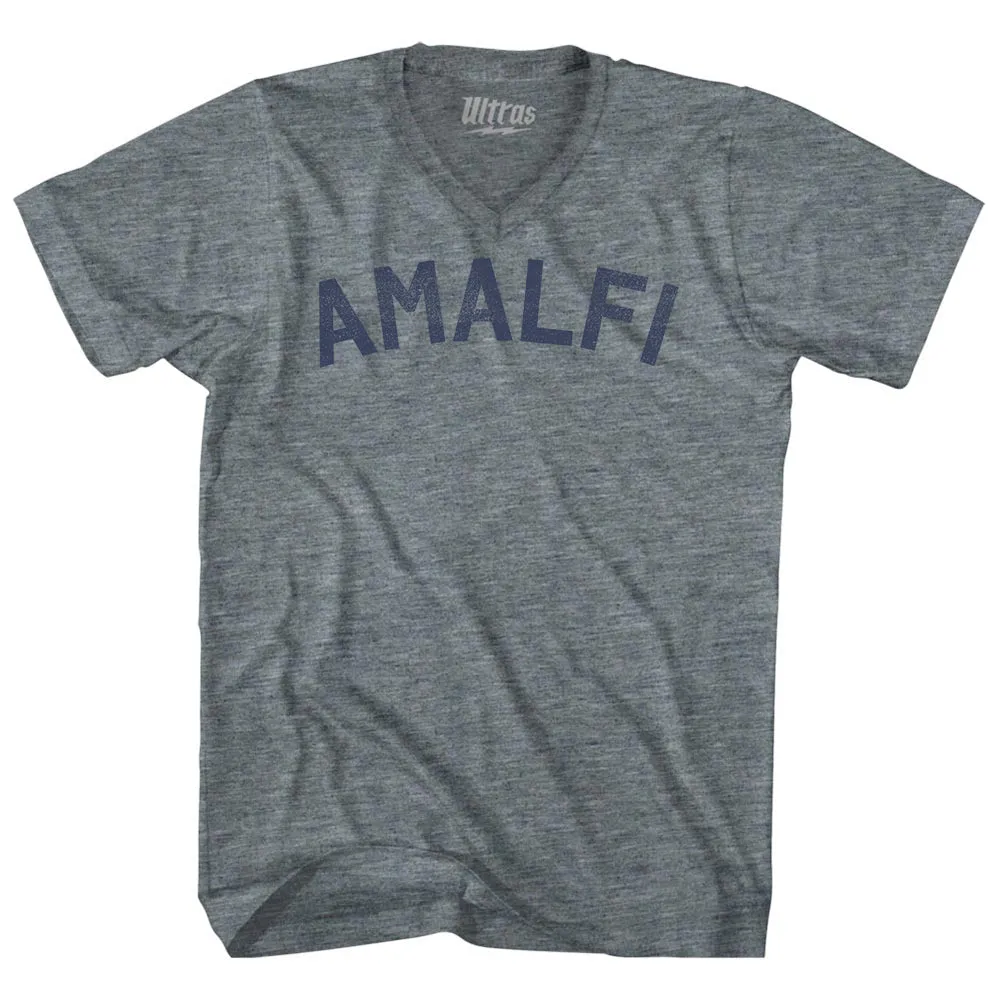 Amalfi Tri-Blend V-neck Womens Junior Cut T-shirt