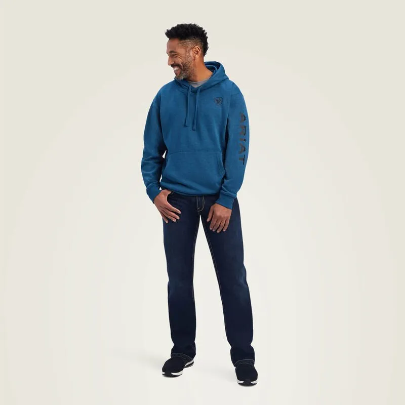 Ariat Mens Poseidon Heather Logo Hoodie