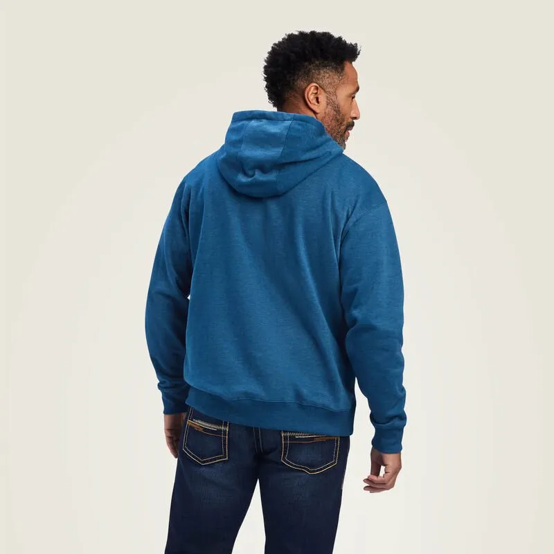 Ariat Mens Poseidon Heather Logo Hoodie