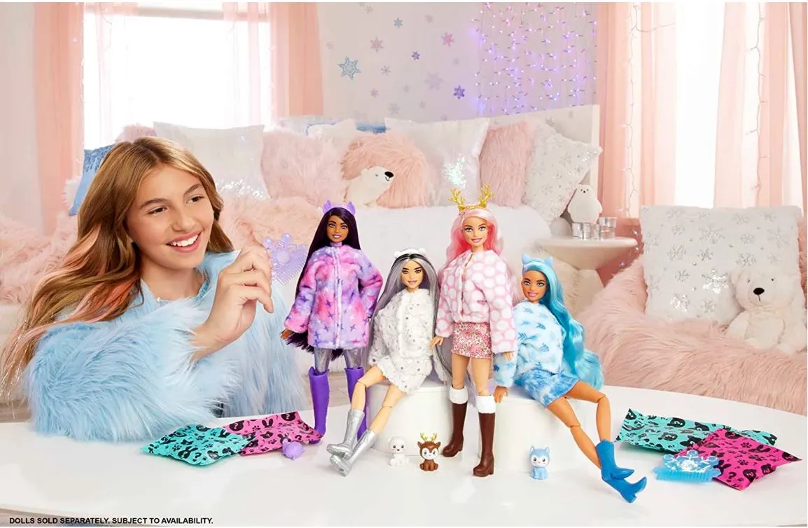 Barbie Cutie Reveal Winter Sparkle Series Husky