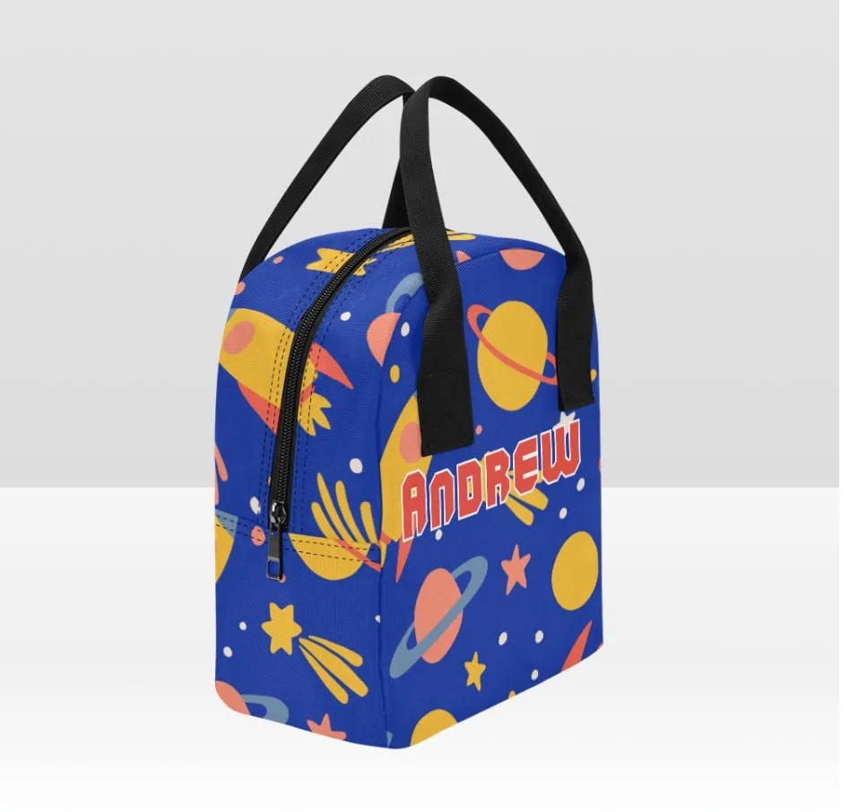 Blue Galaxy Lunch Bag