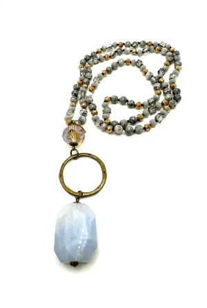 Blue Jasper Necklace