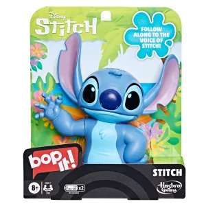 Bop It! Disney Stitch Edition Game, Officially Licensed Disney Game for 1 or More Players, Christmas Gifts for Kids, 8 