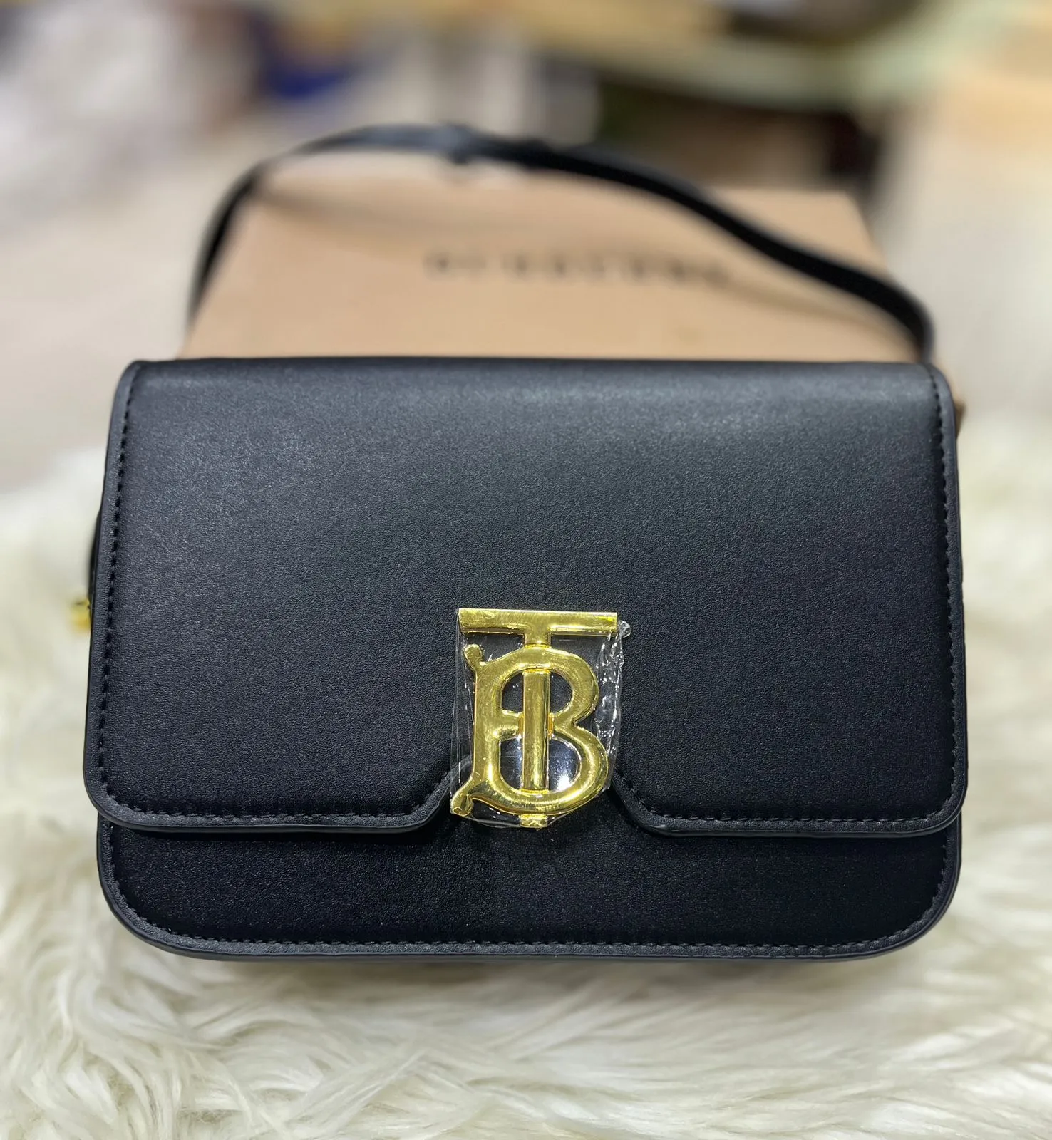 Burberry Shoulder Bag - Timeless Luxury (Black)