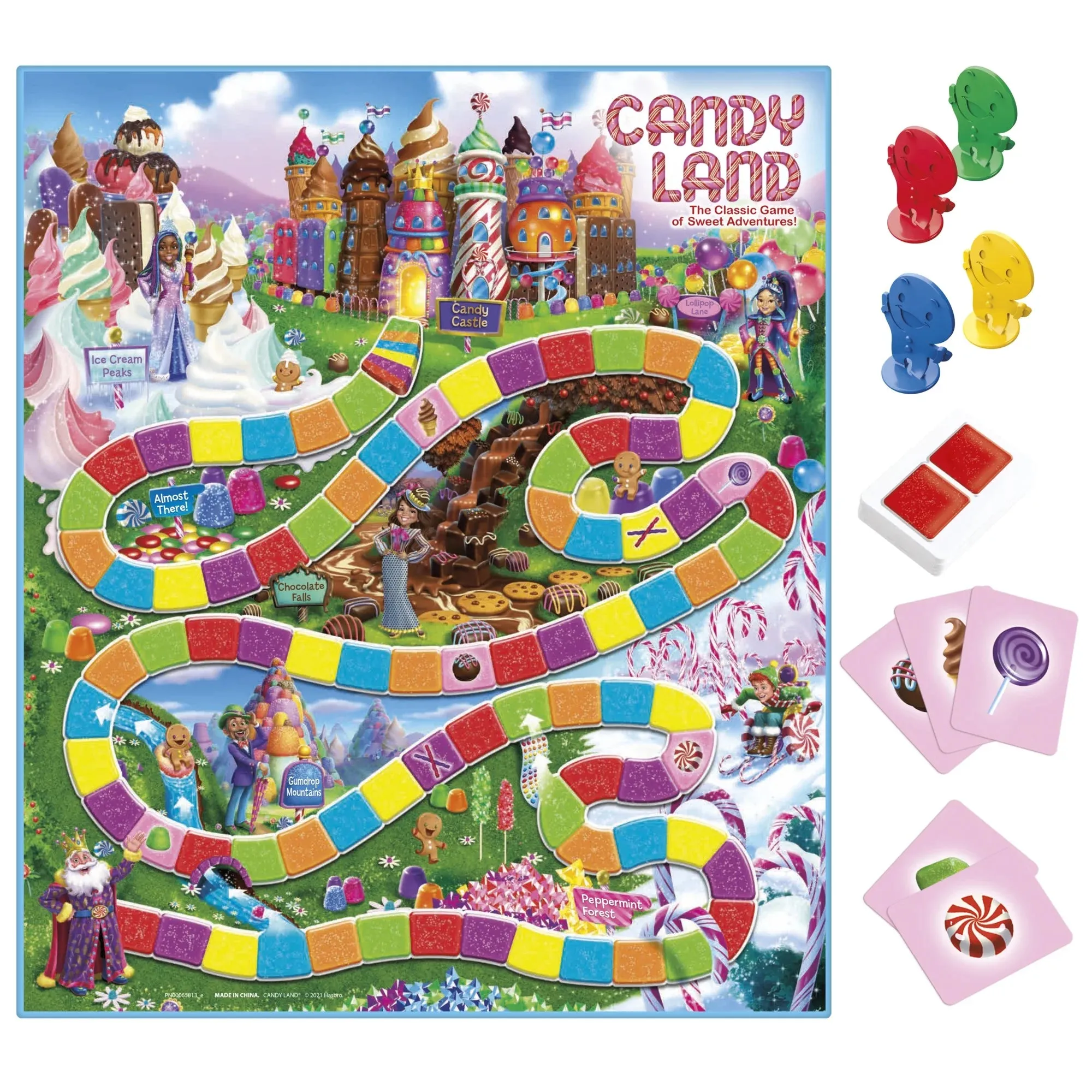 Candy Land Kids Board Game, Games for Preschoolers, 2-4 Players, Christmas Gifts for Kids, Ages 3 