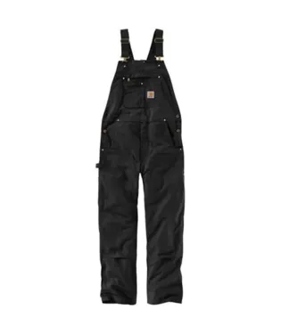Carhartt Mens Unlined Black Bib