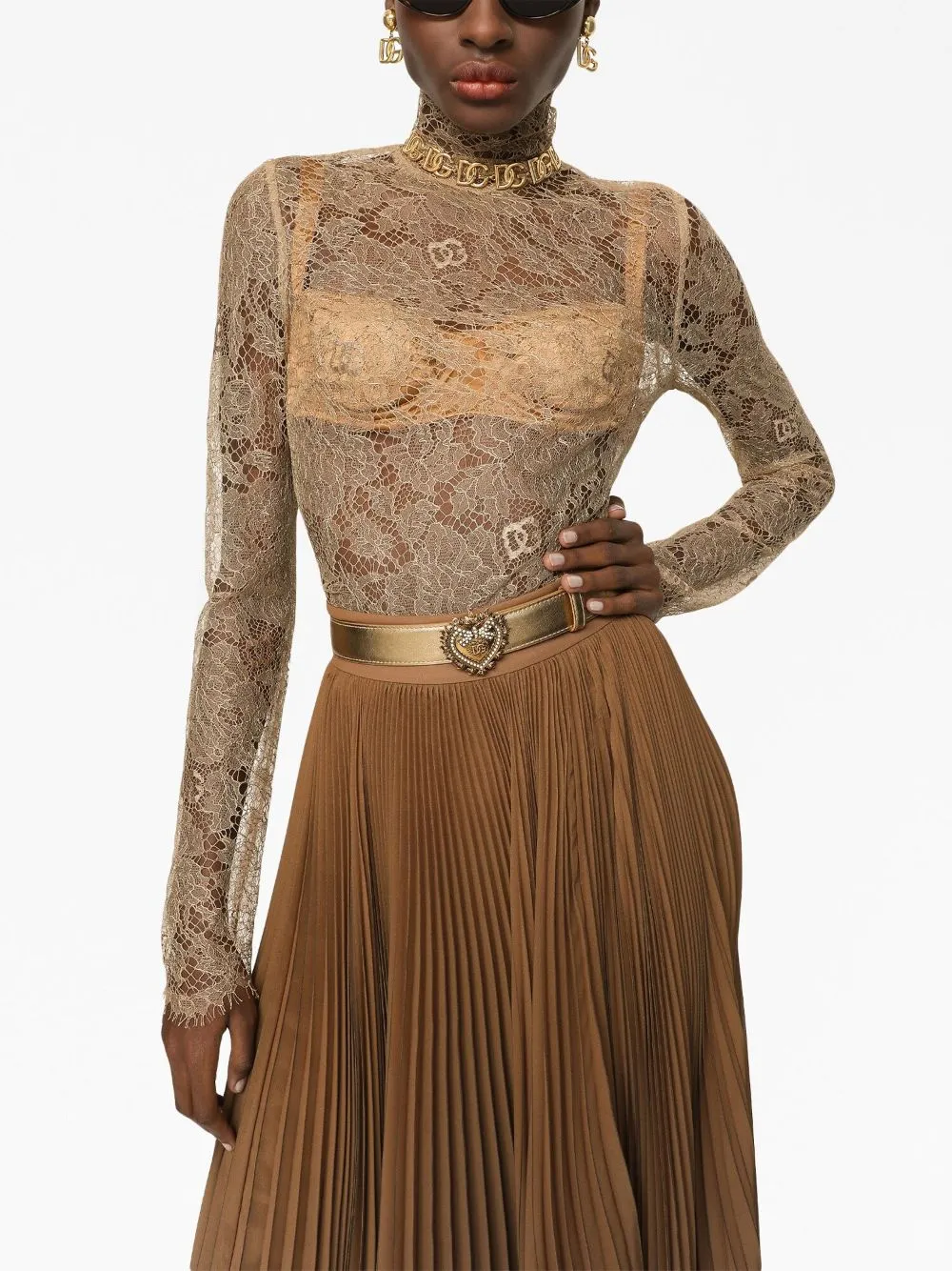Dolce & Gabbana Top Beige