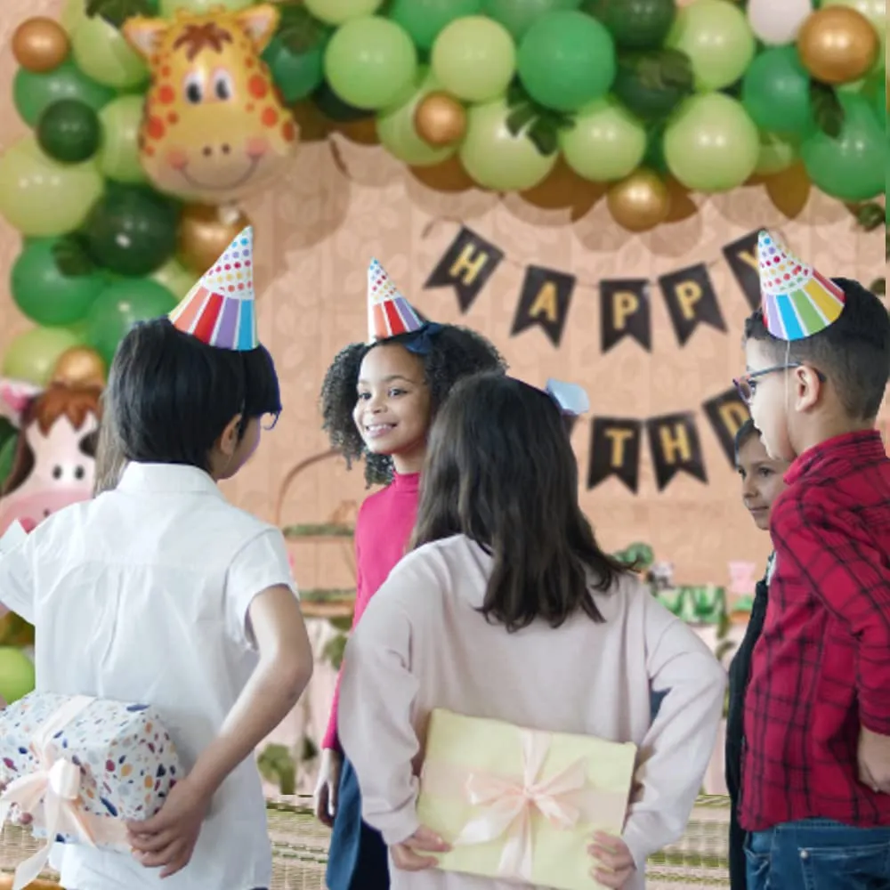 Forest Theme Birthday Decoration Kit 85 Pcs Combo - Birthday Decoration for Boy or Girl