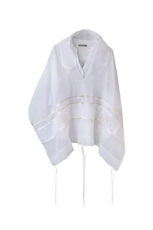 Gold Circles Tallit for women, girl's Tallit, Bat Mitzvah Tallit