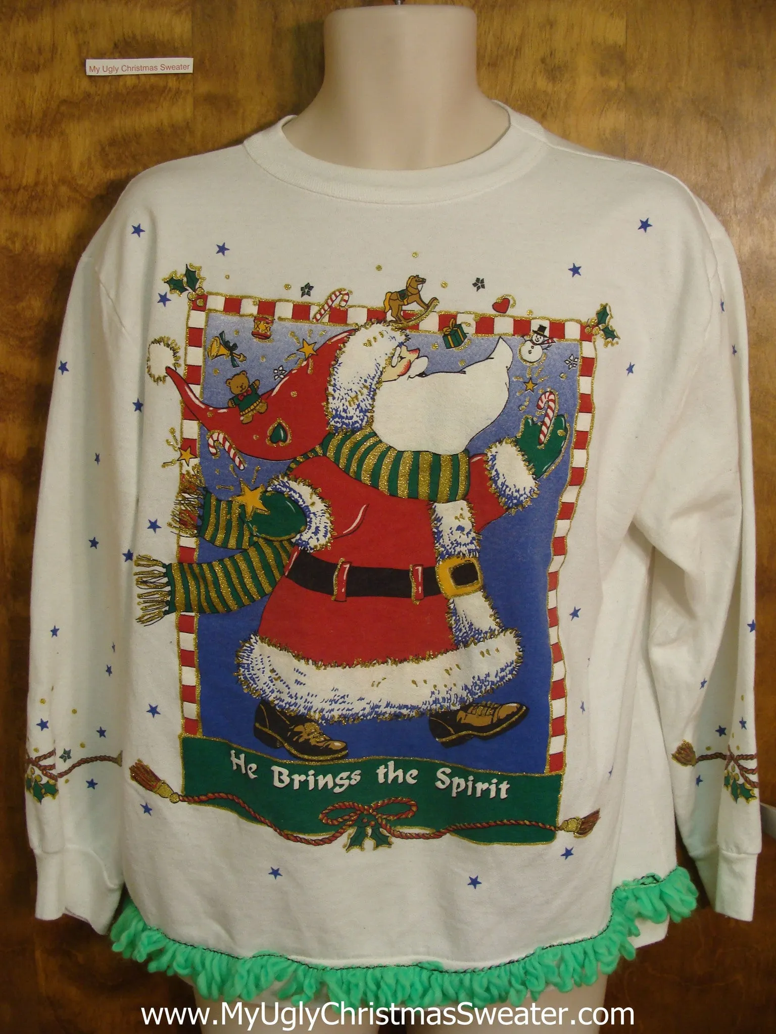 HE BRINGS THE SPIRIT Christmas Sweatshirt