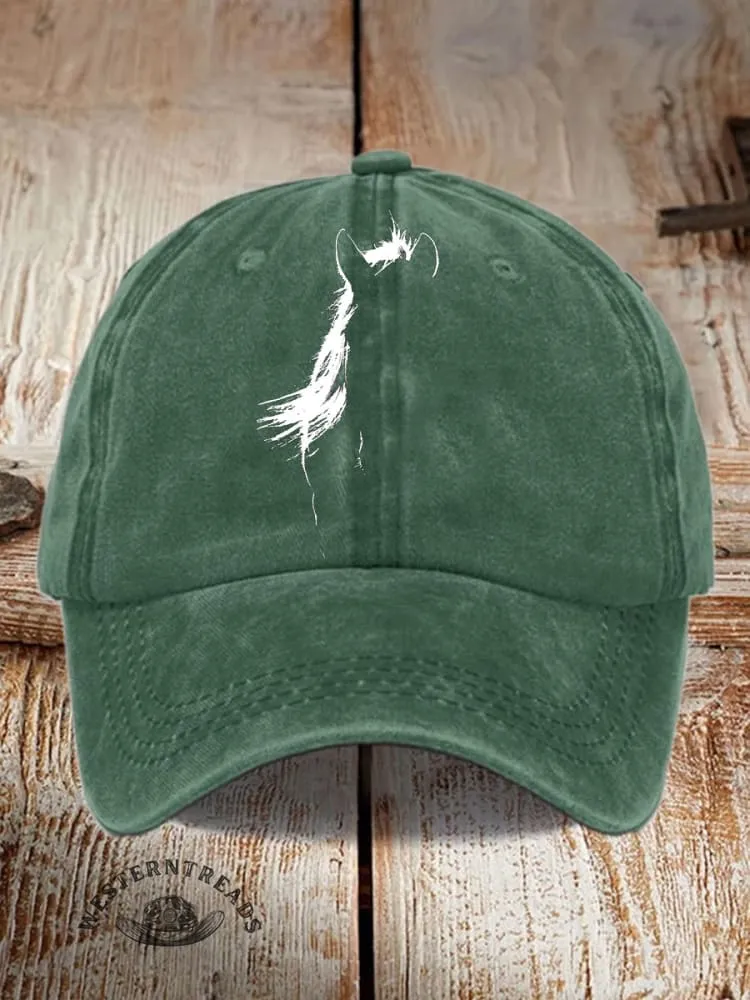 Horse Print Sun Hat