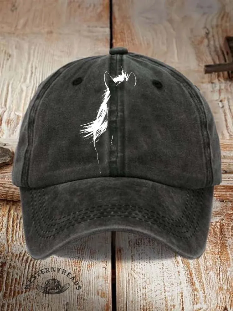 Horse Print Sun Hat