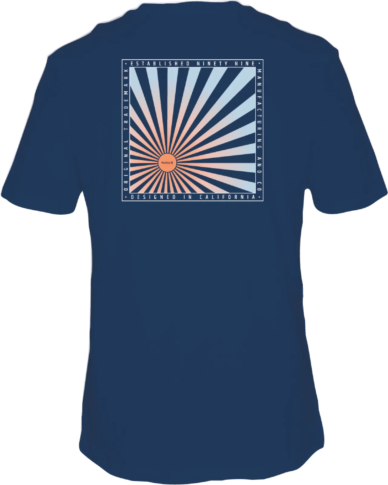 Hurley Mens Abyss Rayz Up SS Tshirt