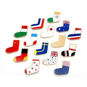 kiko  & gg* Step To The World Wooden Memory Game