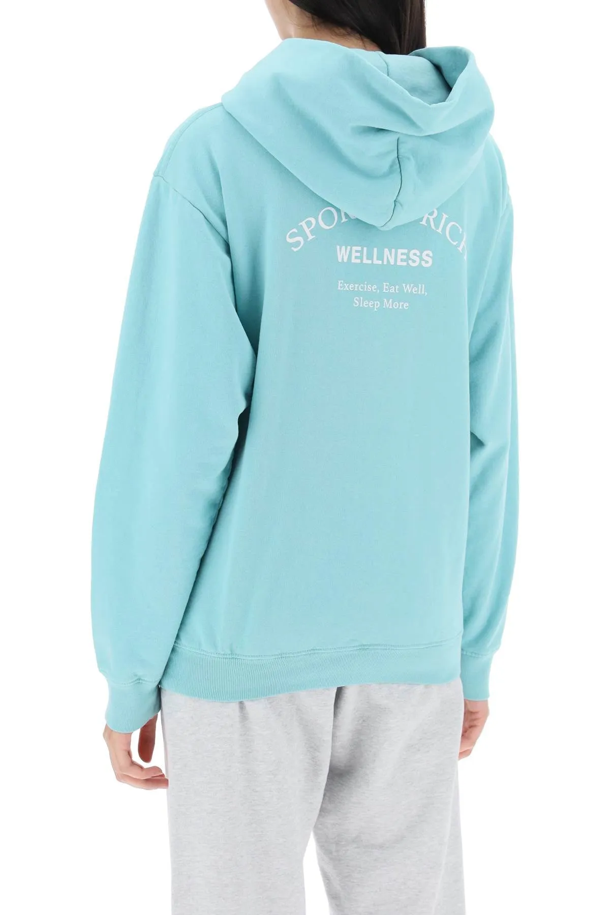 Sporty rich hoodie with lettering logo