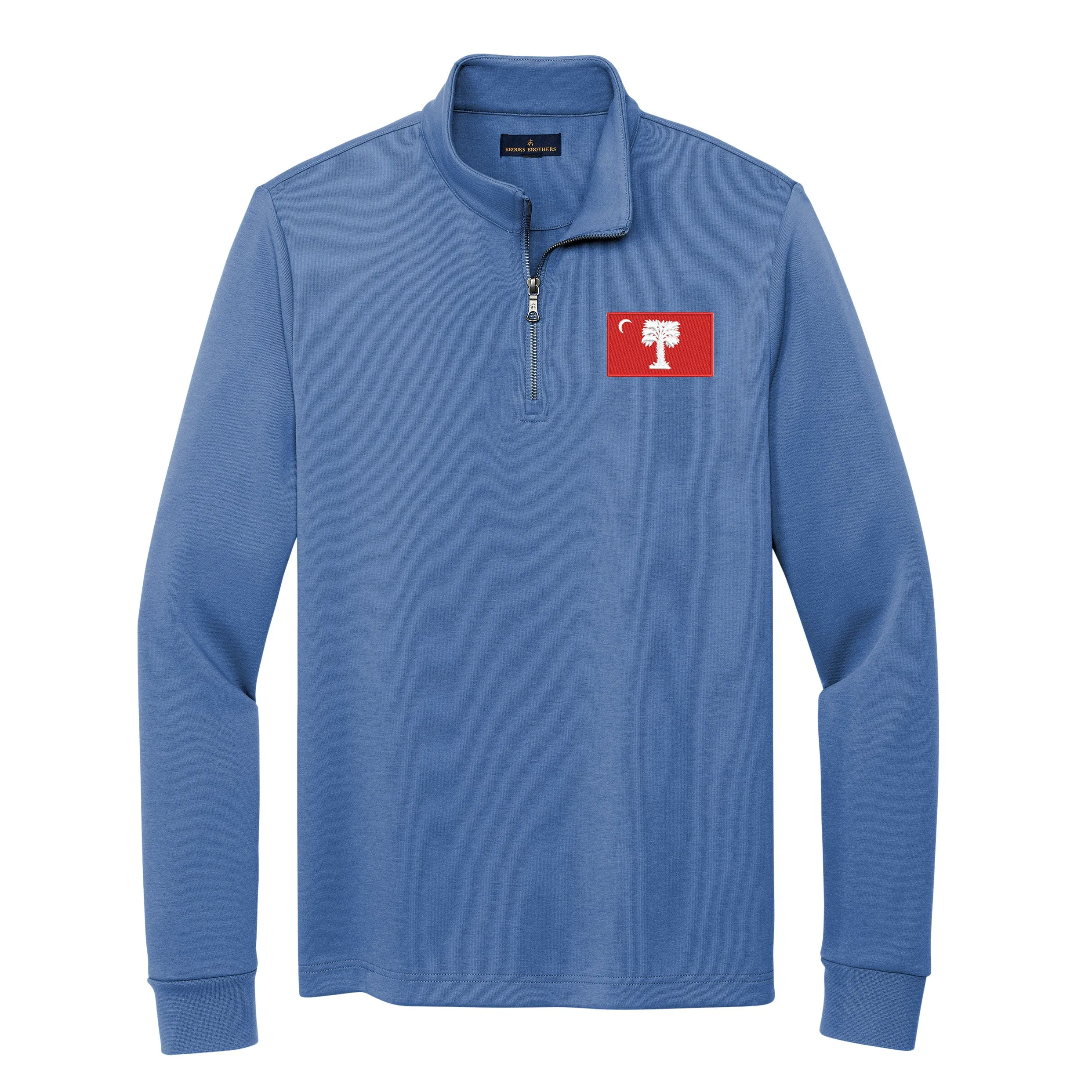 The Citadel, Big Red Flag, Brooks Brothers® Double-Knit 1/4-Zip Sweater