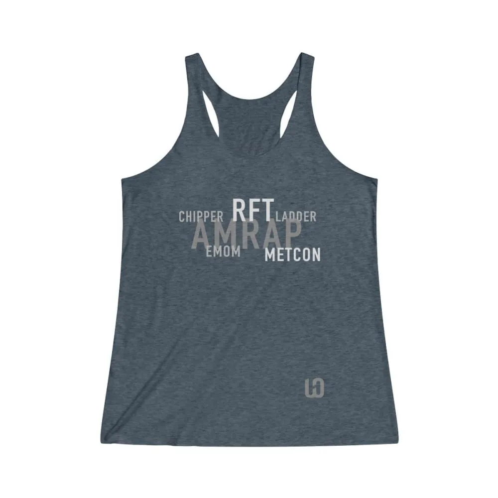 The WOD's WOD Obsessed Women's Tri-Blend Racerback Tank
