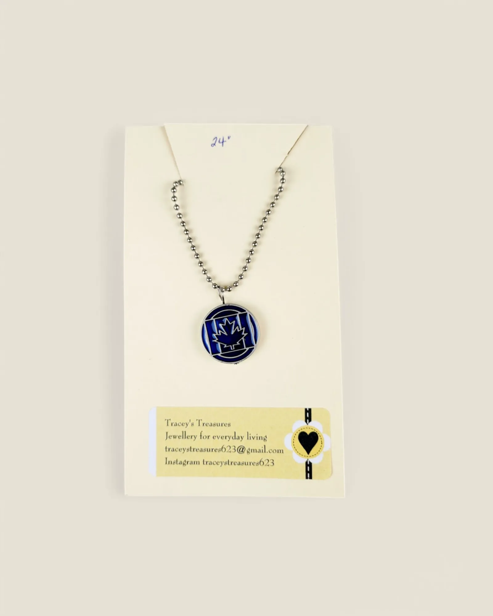 Tracey's Treasures, Necklaces, Canada Collection