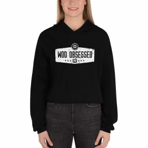 Vintage WOD Obsessed Crop Hoodie