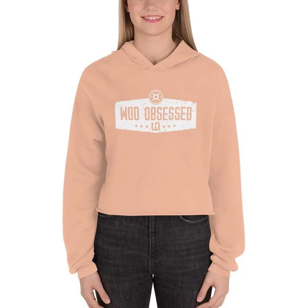 Vintage WOD Obsessed Crop Hoodie